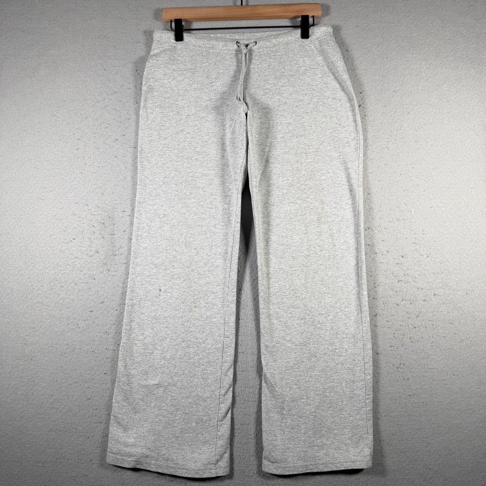 Vintage No Boundaries Womens Sweatpants Heather Gray Embroidered Y2K Size‎ S 3/5